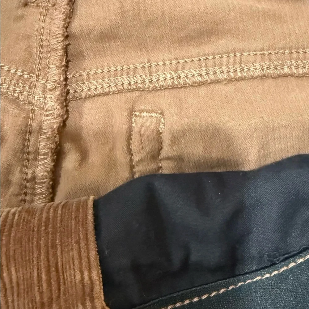 Democracy Brown Corduroy Ab Solution Pants Classic Straight-Leg Size 12 - Picture 11 of 12